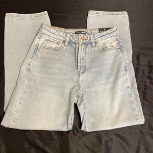 Light blue denim jeans